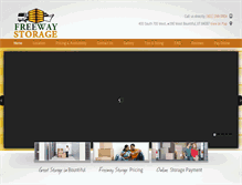 Tablet Screenshot of freewaystorage.com